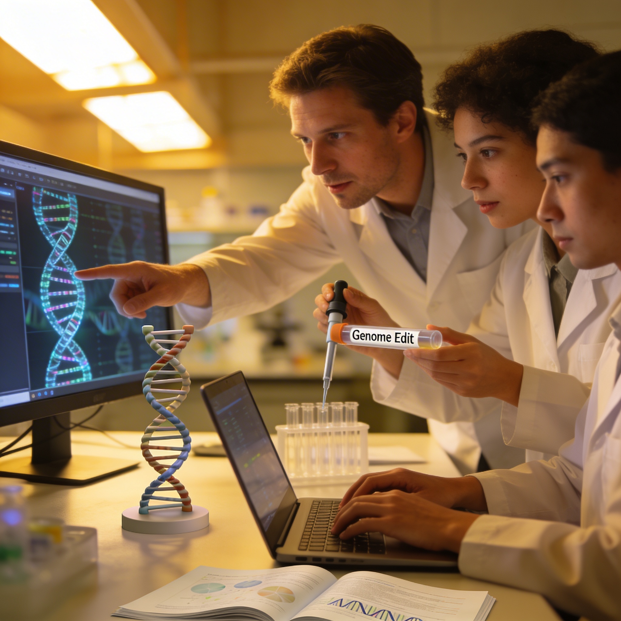 Synthetic biology — redesigning life from scratch - The AI Accelerant — When Machines Learn to Write Genomes