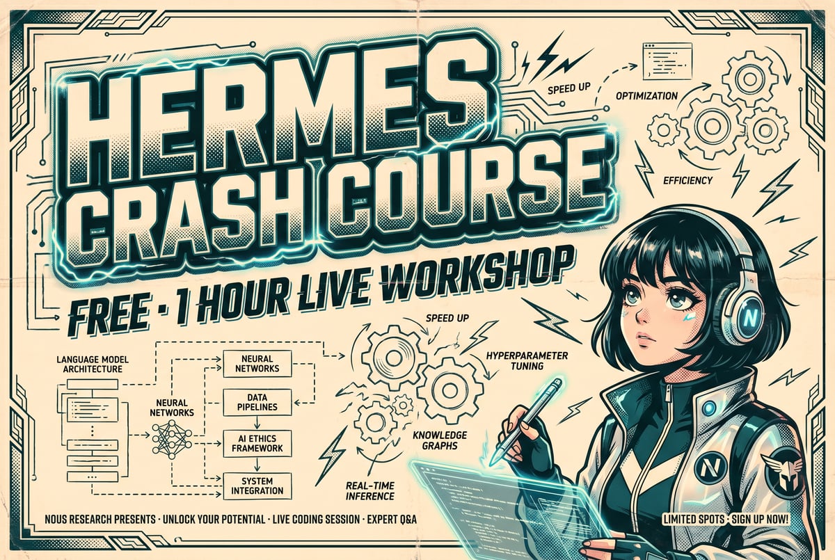 Hermes Crash Course — free 1-hour live workshop