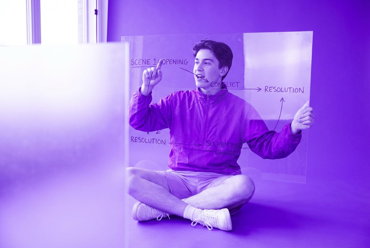 Image Generation from a Description: A Workflow Script Tutorial