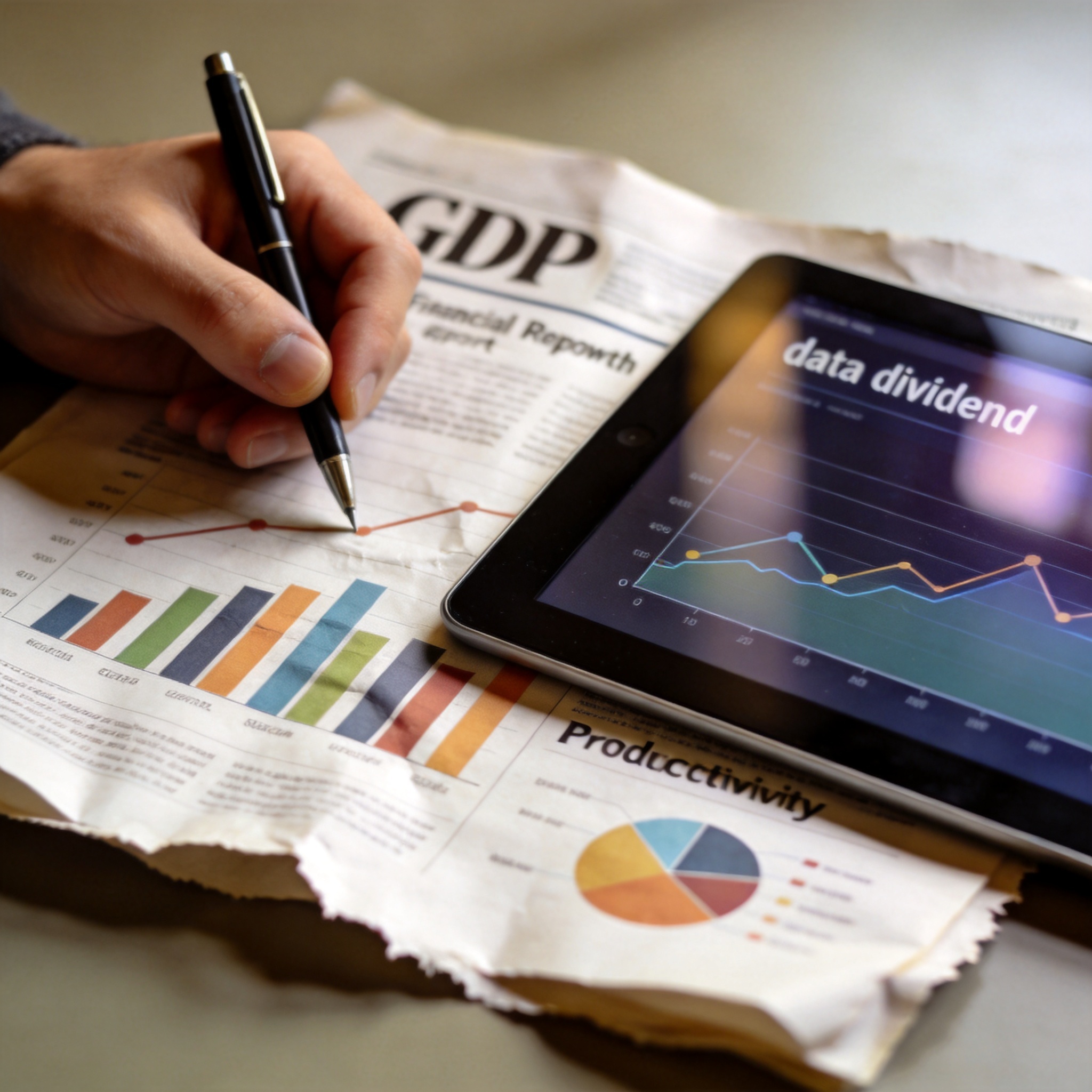 Lithuania statistics agency data transformation impact in economic growth - The Numbers Behind the Narrative — GDP, Productivity, and the Data Dividend