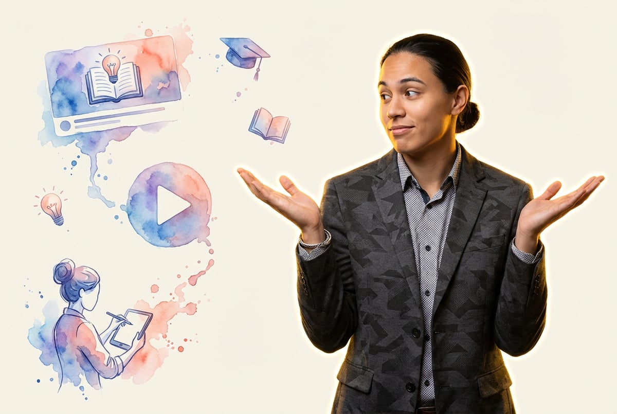 How an E-Learning Platform Generates Course Visuals with AI