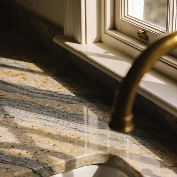 Cultured Marble kitchen countertops installed by Berry Marble & Granite Tyler