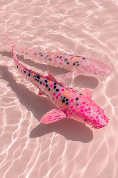 AI-generated koi fish