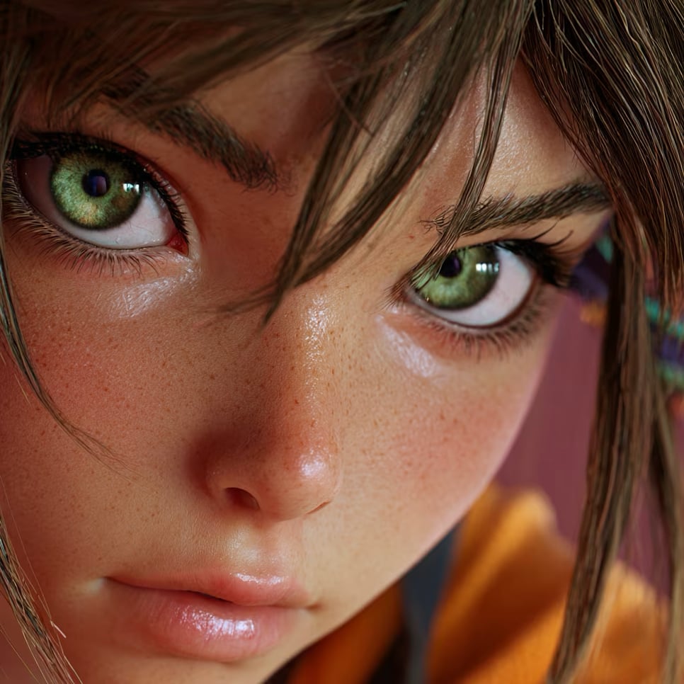 AI-generated close-up by Seedance