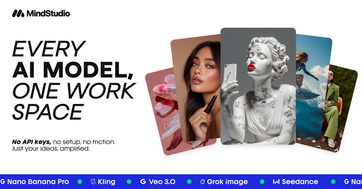 MindStudio AI Media Workbench feature showcase
