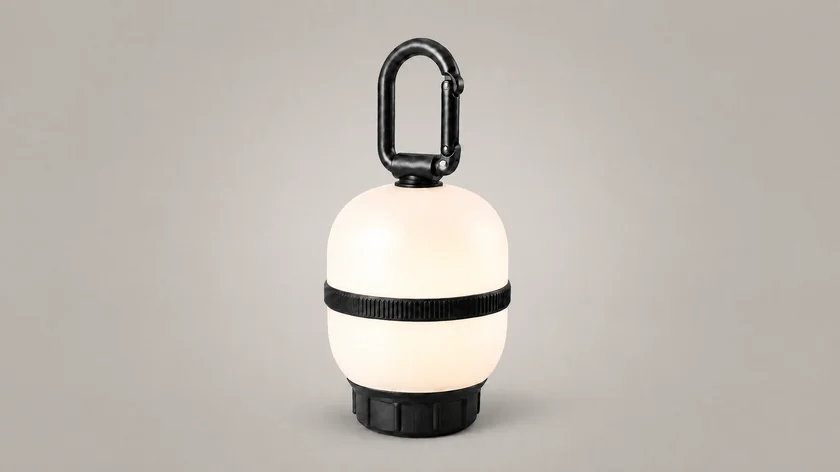 Realistic render of the Clip-On Tent Lantern