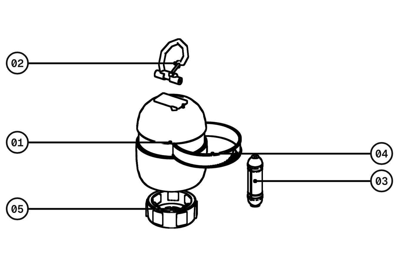 Figure sheet page: Exploded view