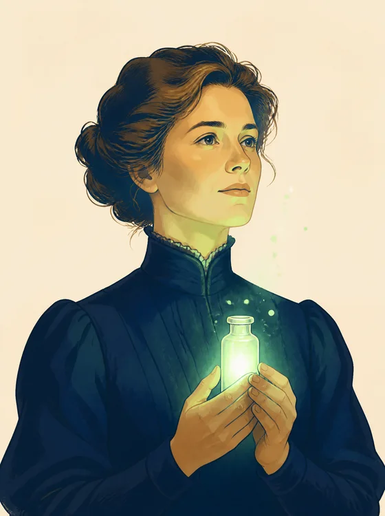 Marie Curie and the Glow of Radium